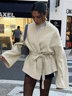 Heidi-Mode | Fleece-Jacke Mit Gürtel