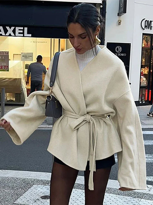 Heidi-Mode | Fleece-Jacke Mit Gürtel