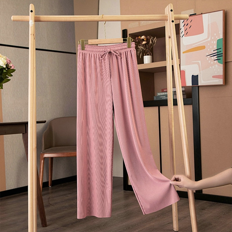 Heidi-Mode | Hosen Bequeme Weite Beinformte Hosen mit Hohem Bund für Lässigen Chic