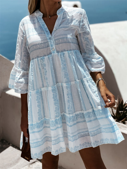 Heidi-Mode | Boho Tunika Kleid mit Schichten Millana