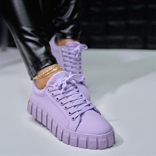 Heidi-Mode | Orthopädische Damensneaker mit Plateausohle