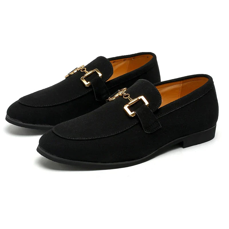 loafer met metalen gespdetail