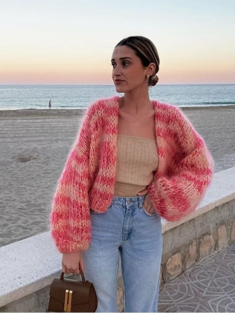 Claudia - Gestreifter Pullover mit schönen Farben