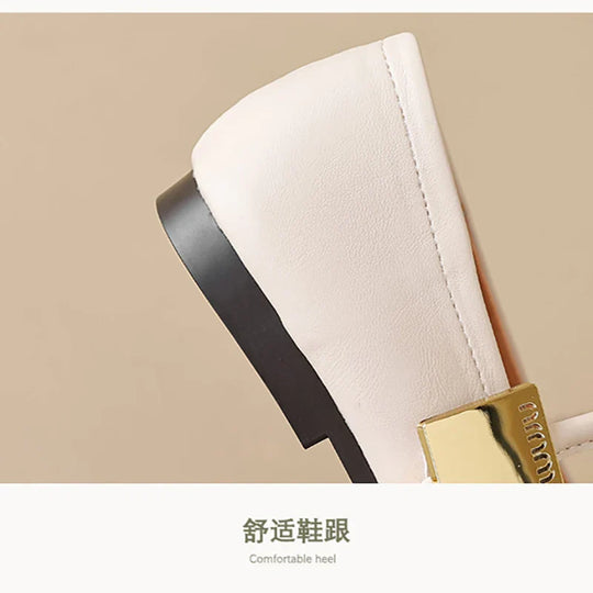 Heidi-Mode | Frühling Frauen Outdoor Schuhe Koreanischer Stil Flache Schuhe Frauen Lässige Mary Jane Schuhe Fest und Arbeitskleidung