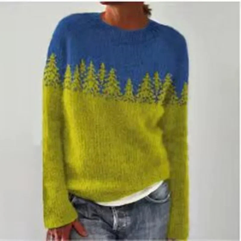 Heidi-Mode | Clair Strickpulli Herbst Mit Mustern