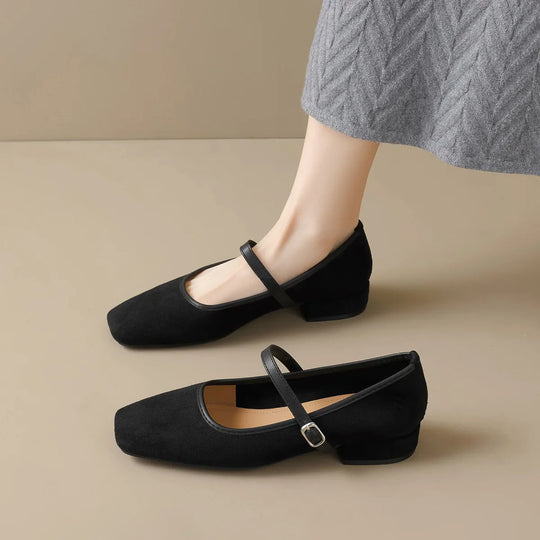 Heidi-Mode | Modische Marie Jane Schuhe mit Absätzen für Büro und Fest