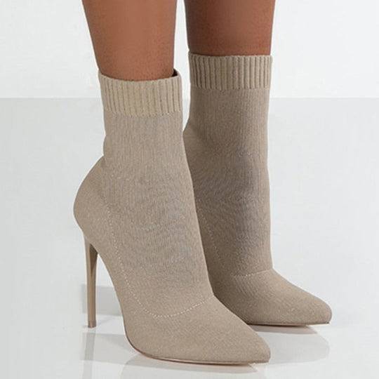 Heidi-Mode | Stiefel Damen Süße High-Heel Stiefeletten