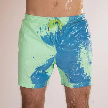 Strandshorts mit Farbverlauf