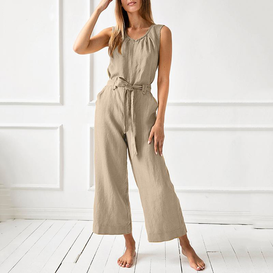 Lässiger Jumpsuit mit weitem Bein