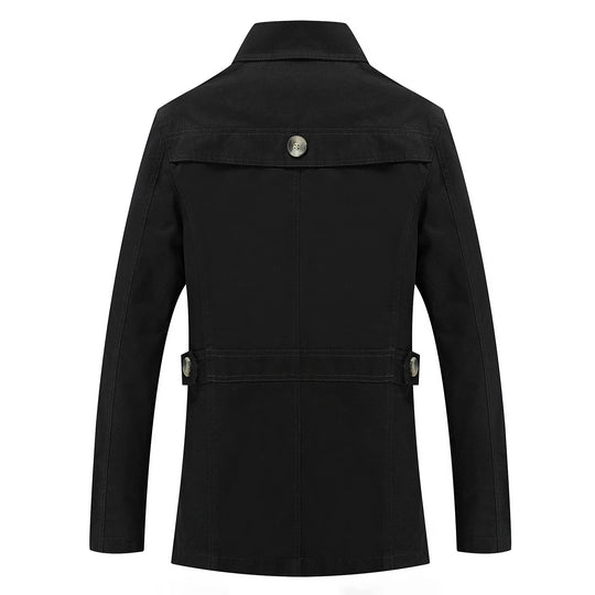 Heidi-Mode - Stylischer langer Herbst-Trenchcoat für Herren