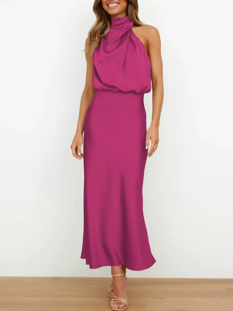 Heidi-Mode | Verführerische Satin Abendkleider für Damen