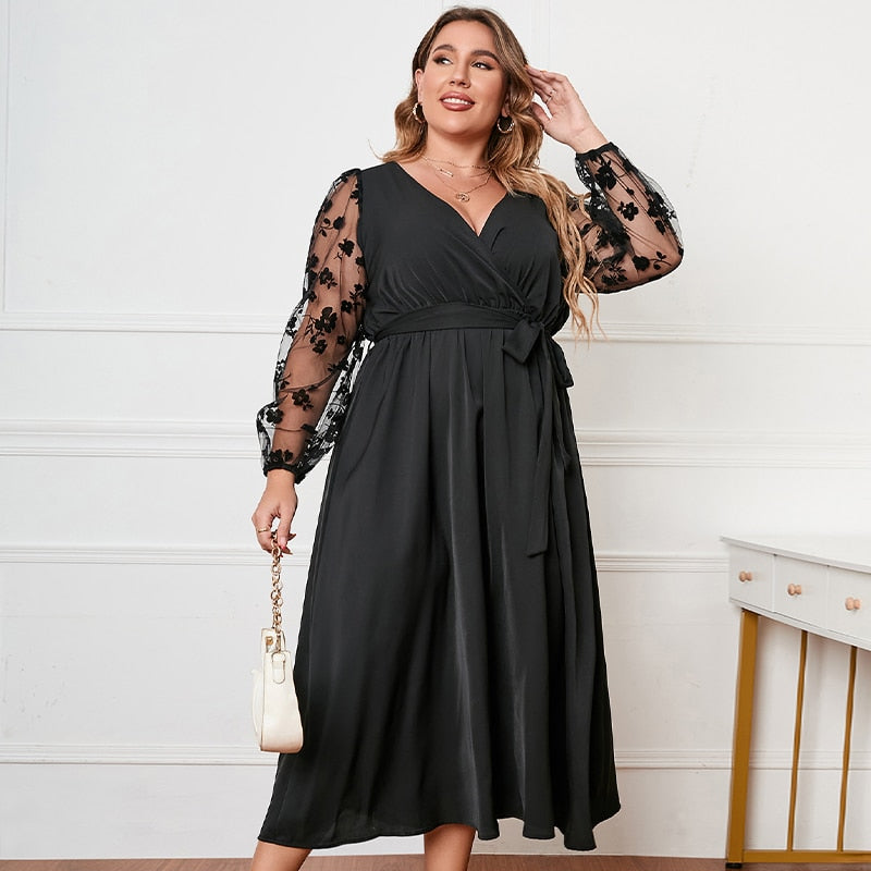 omslagjurk (plus size)