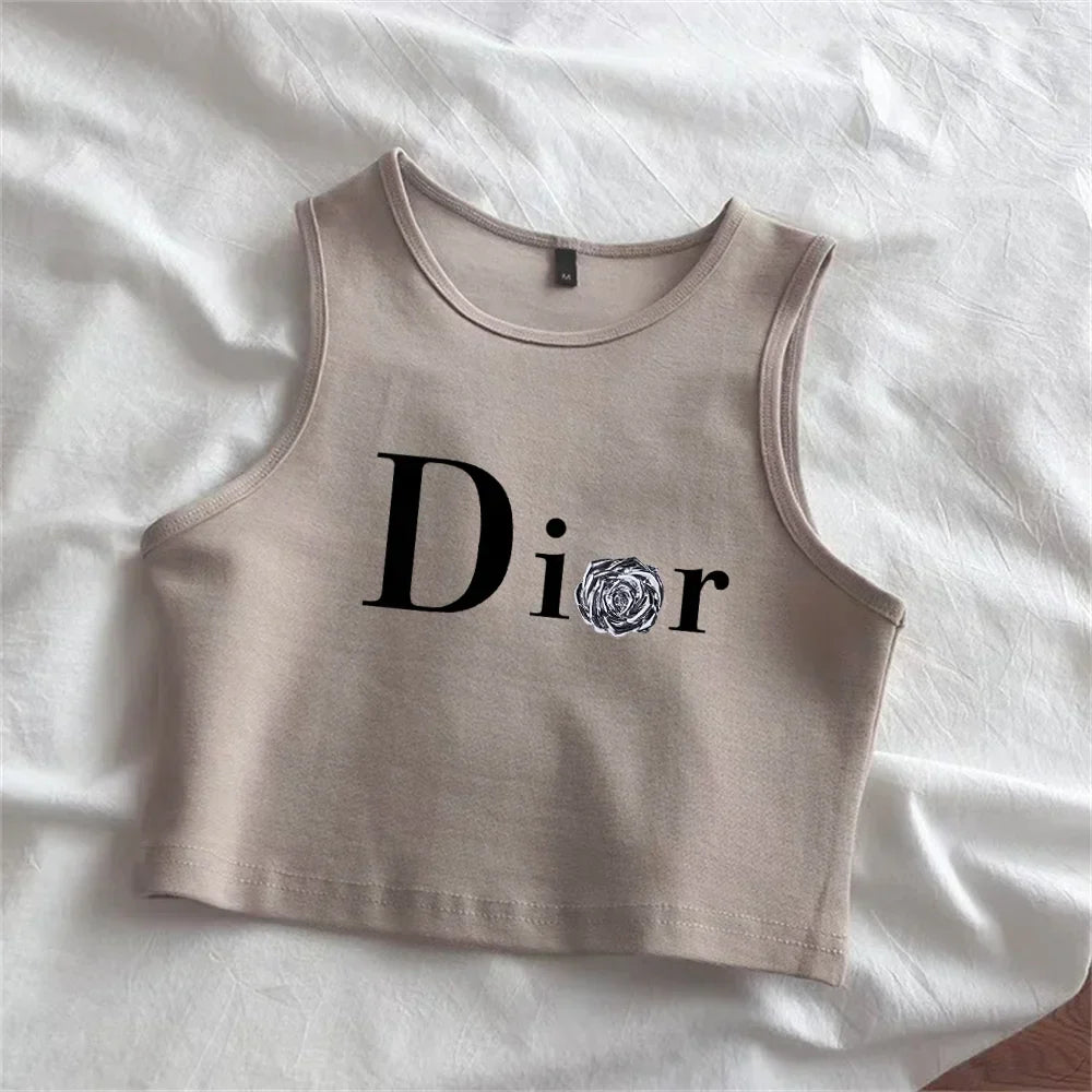 Heidi-Mode | Sommer Neue Damenweste mit Modeinspiriertem Gedrucktem Design, Ein Must-Have Weste für Legere und Coole Sommer