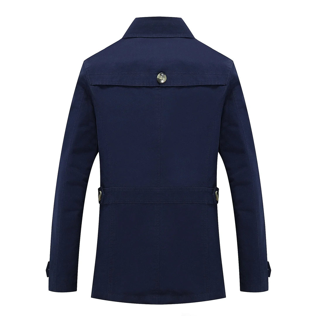 Heidi-Mode - Stylischer langer Herbst-Trenchcoat für Herren