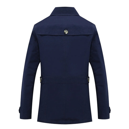 Heidi-Mode - Stylischer langer Herbst-Trenchcoat für Herren