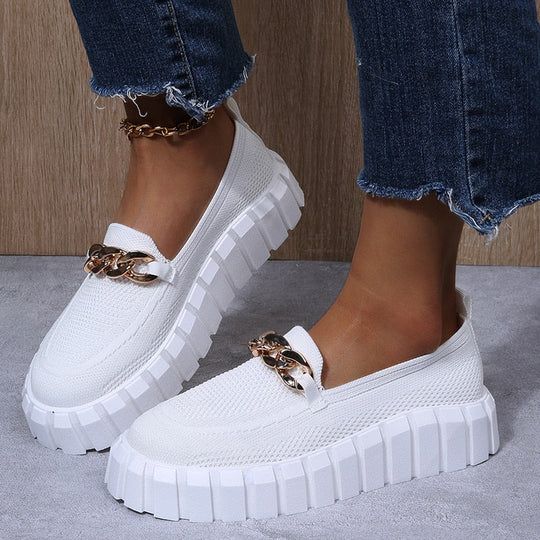 Heidi-Mode | Orthopädische Damensneaker mit Plateausohle