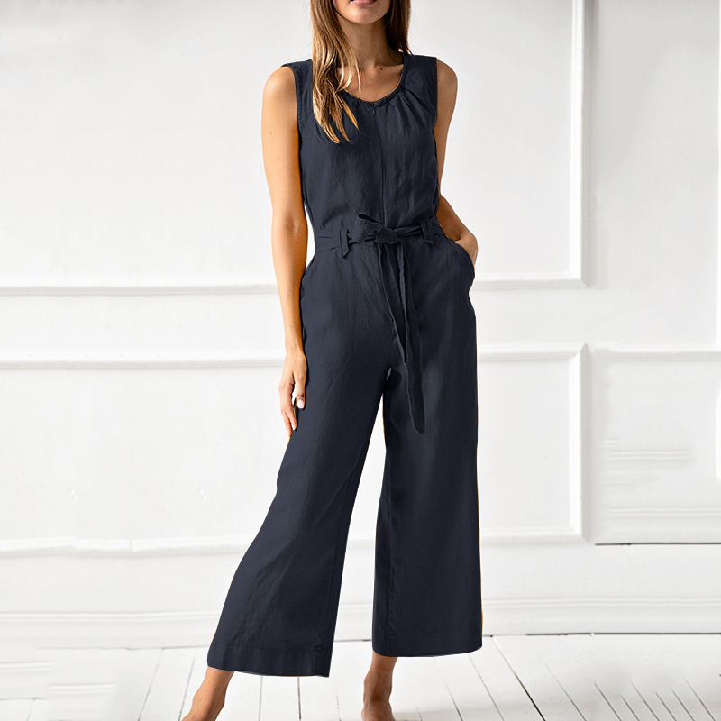 Lässiger Jumpsuit mit weitem Bein