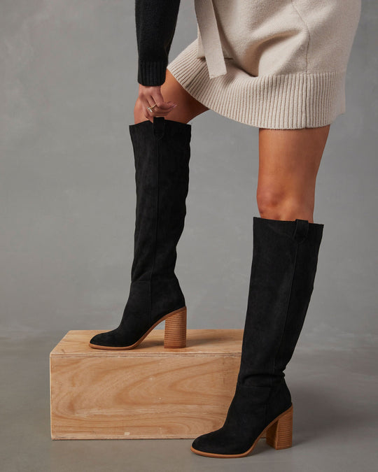 Slouch Stiefel mit Heiligenschein