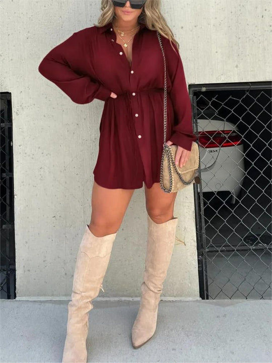 Kleid mit Satinüberzug - Sandra