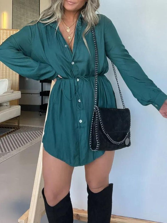 Kleid mit Satinüberzug - Sandra