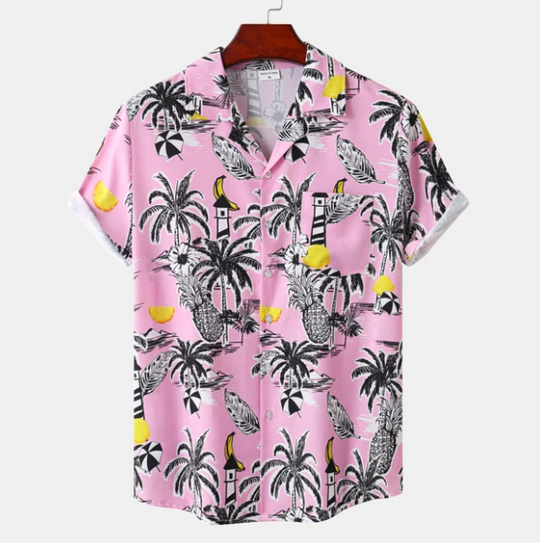 Heidi-Mode | Hawaii Surf Floral Hemd für Herren