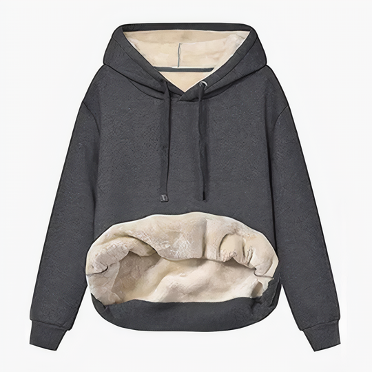 Heidi-Mode | Mit Fleece gefütterter Hoodie