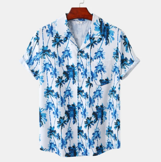 Heidi-Mode | Hawaii Surf Floral Hemd für Herren