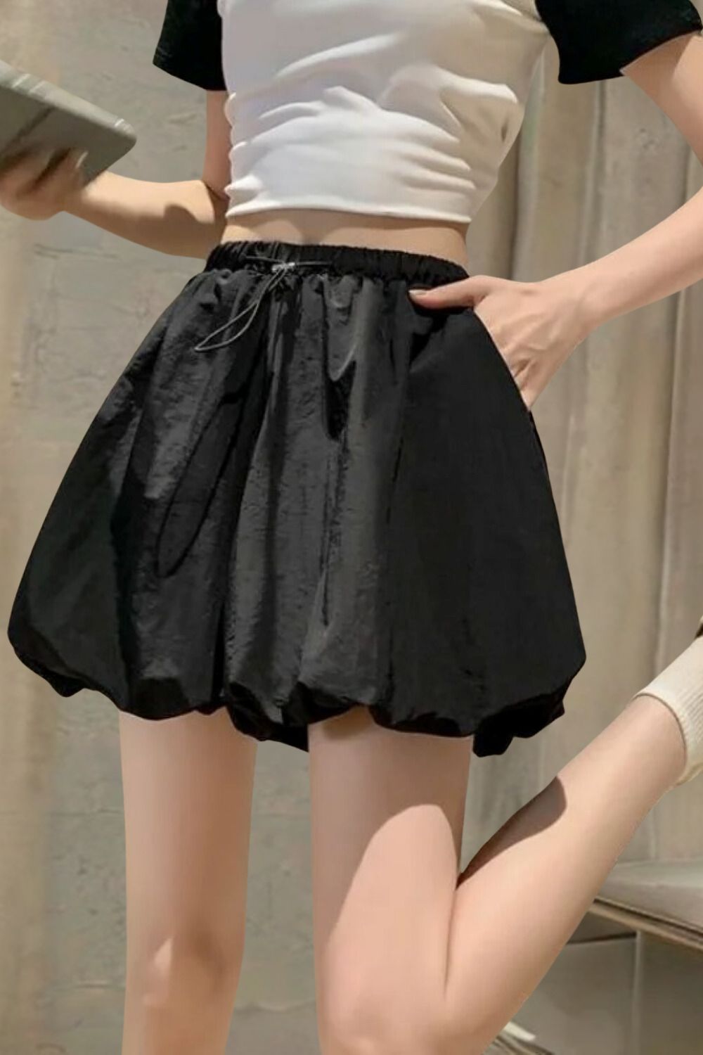 Heidi-Mode | Kurze Hose mit Gummi