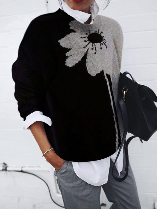 Heidi-Mode | Frauen Hoodies Lockere Gedruckte Langarm Sweatshirt