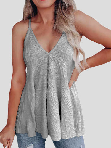 Heidi-Mode | Damen Tank Tops Lässig V-Ausschnitt Camisole Ohne Ärmel Tank Top