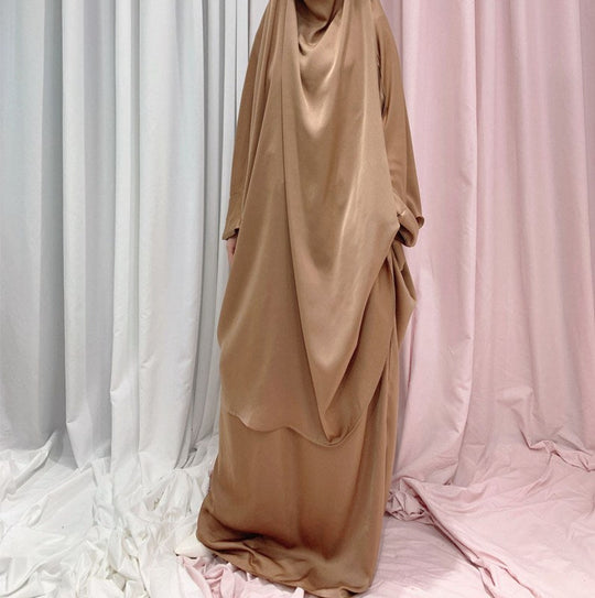 Heidi-Mode | Muslimische Frauen Gebet Kleid Jilbab Mantel Mutter und Tochter Mädchen Matching Outfits