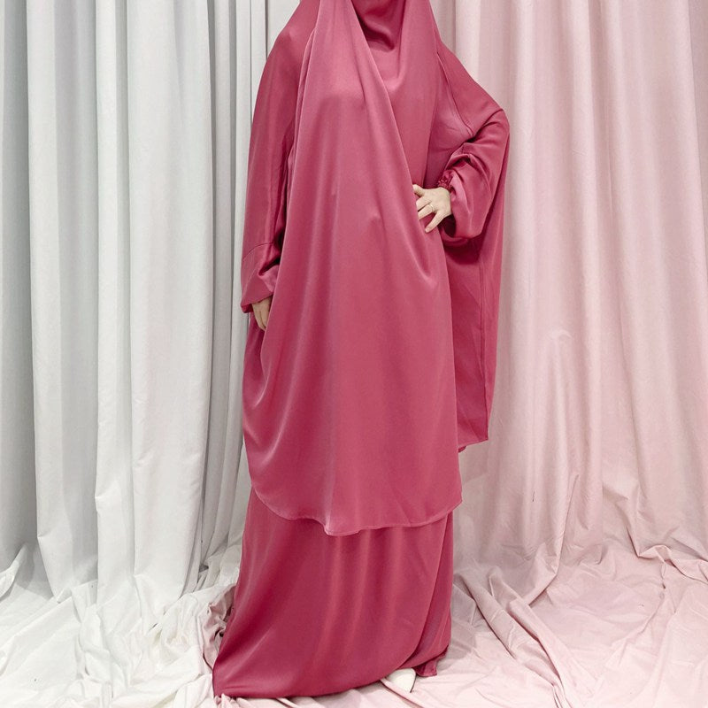 Heidi-Mode | Muslimische Frauen Gebet Kleid Jilbab Mantel Mutter und Tochter Mädchen Matching Outfits