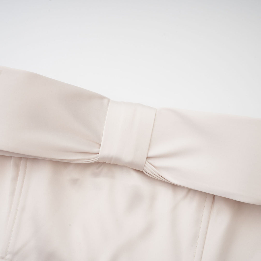 Heidi-Mode | Bogen Detail Off Shoulder Kleid