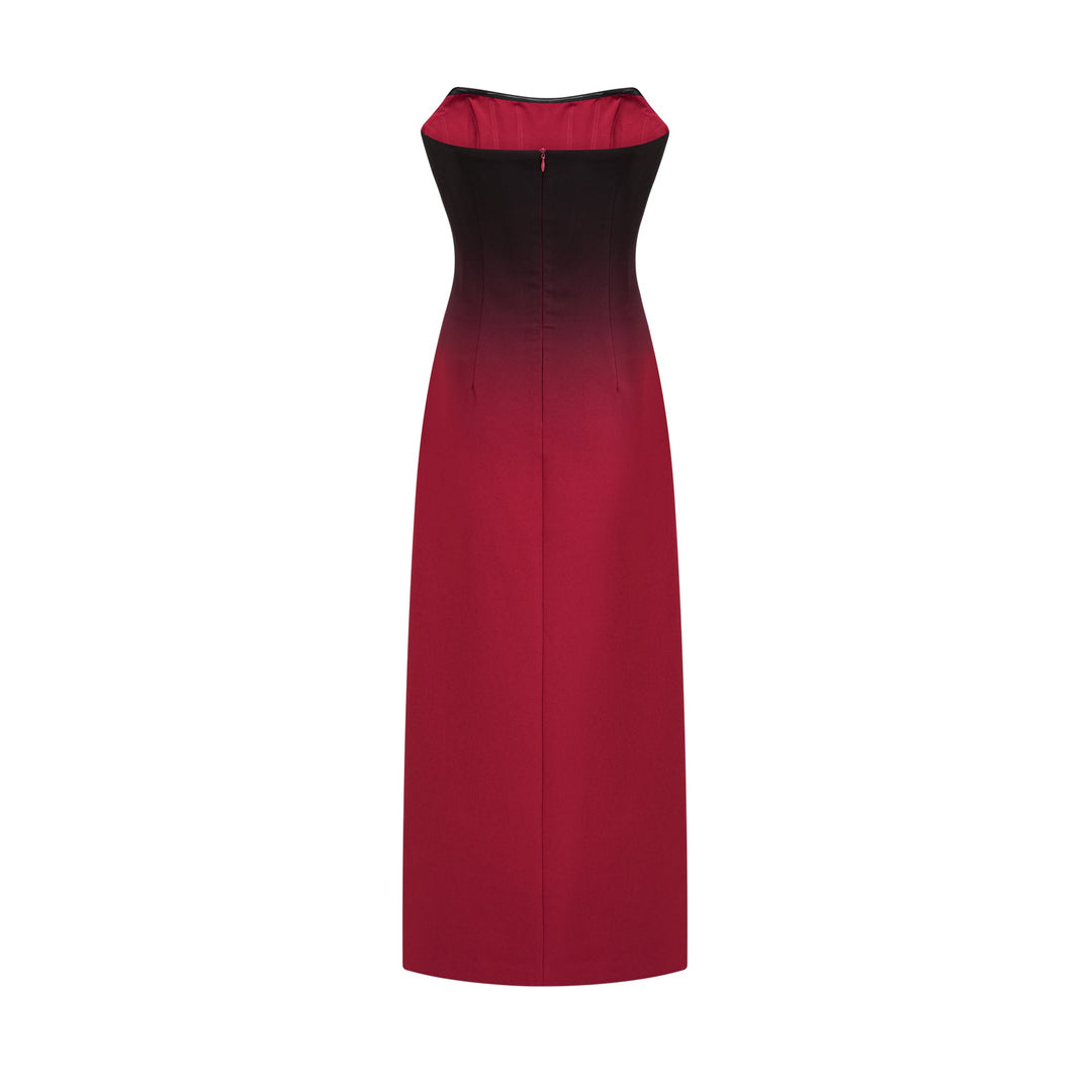 Heidi-Mode | Gradient Effekt Off Shoulder Kleid