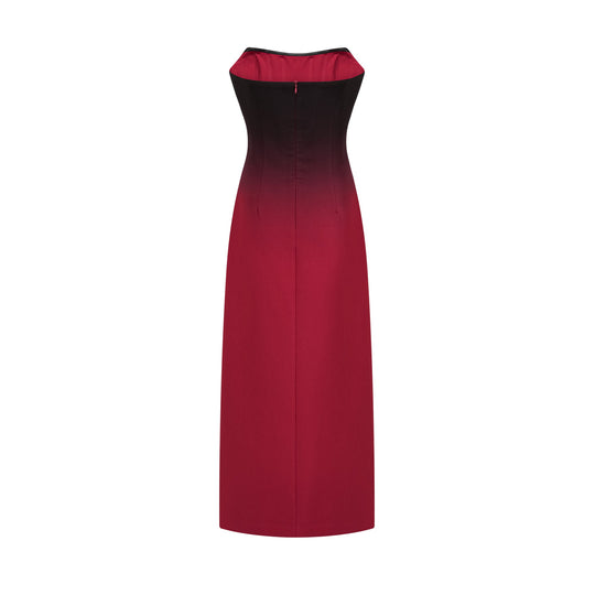 Heidi-Mode | Gradient Effekt Off Shoulder Kleid