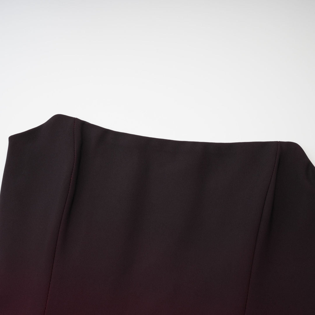 Heidi-Mode | Gradient Effekt Off Shoulder Kleid