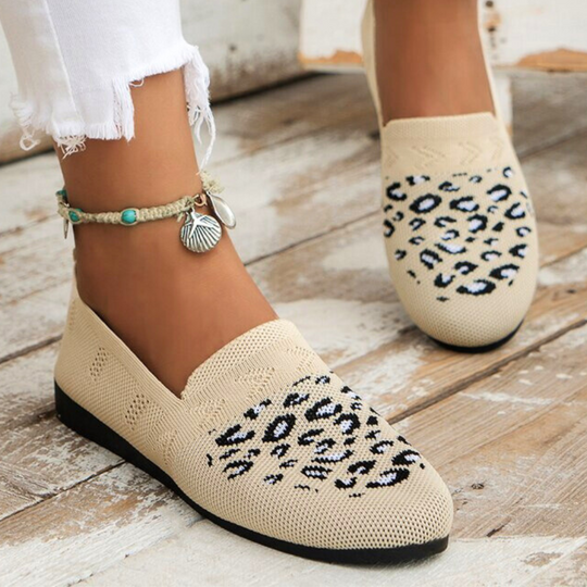 Heidi-Mode | Damen Ballerinas mit Leopardenmuster Wilda