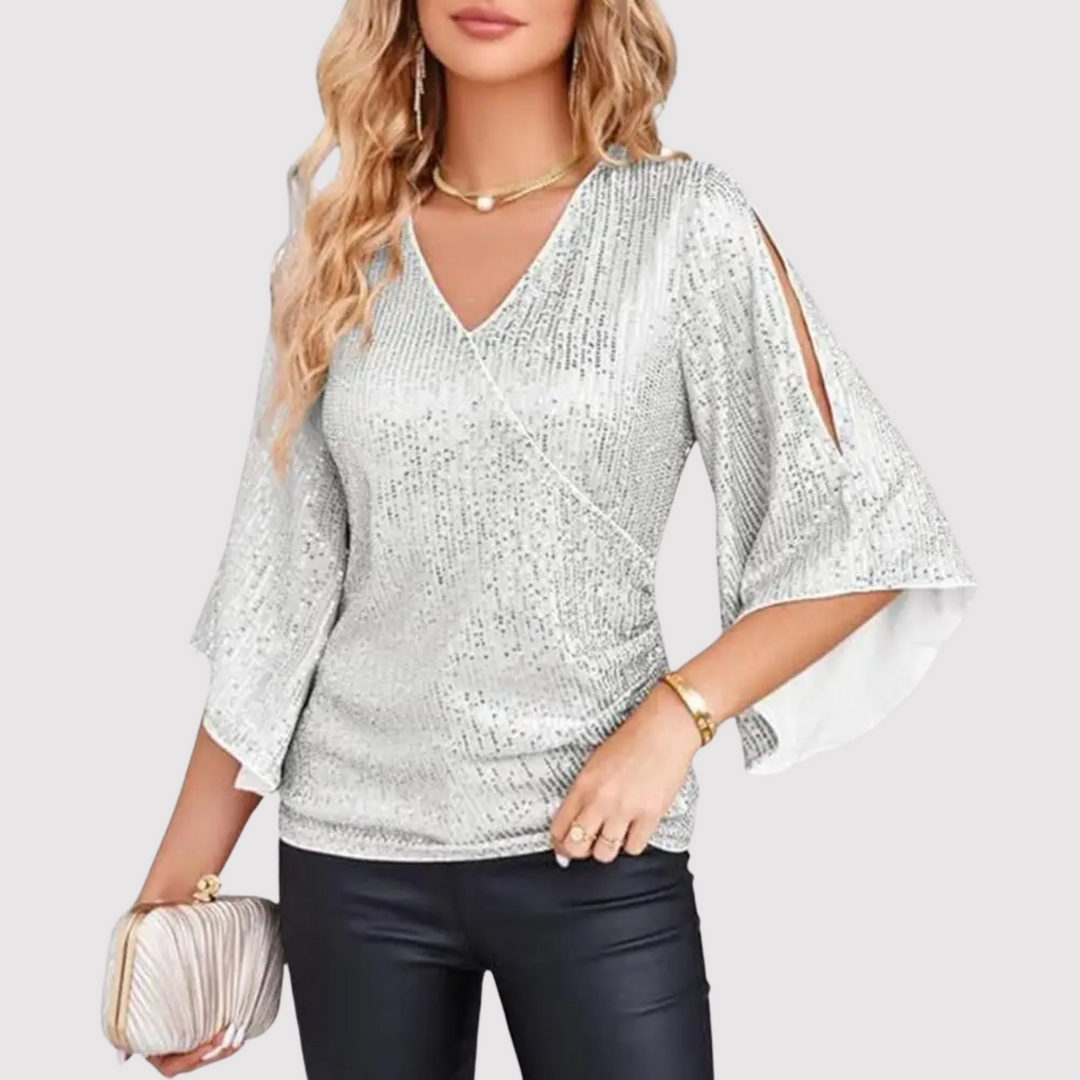 Heidi-Mode | Paillettentop für Frauen Susanne