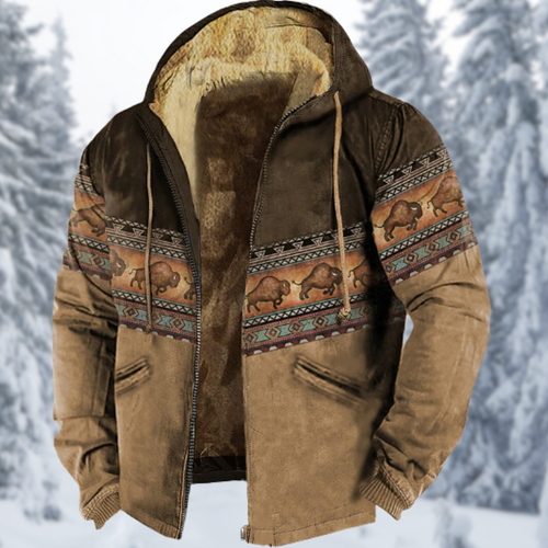 Heidi-Mode | 3D-gedruckte Fleecejacke mit Kapuze