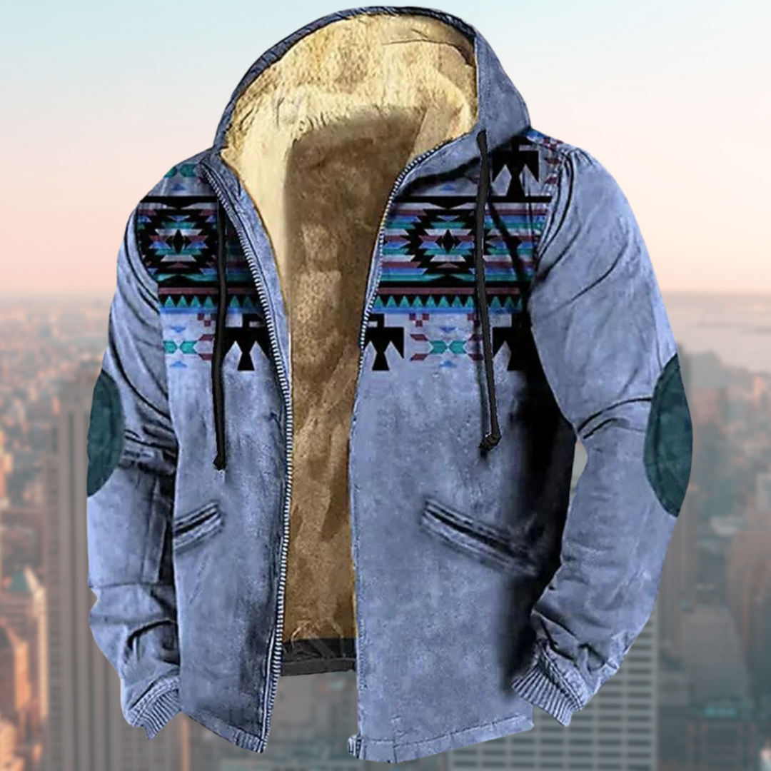 Heidi-Mode | Kapuzenjacke mit Tribal Print