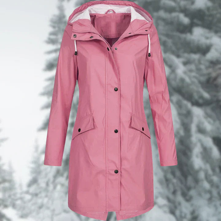 Heidi-Mode | Stilvolle Lange Regenjacke Für Damen