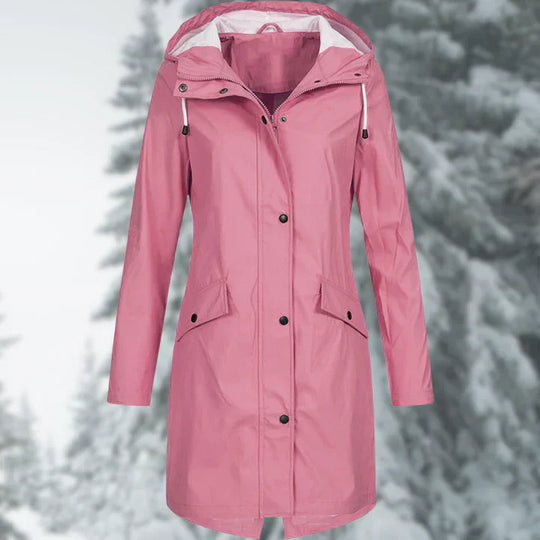 Heidi-Mode | Stilvolle Lange Regenjacke Für Damen