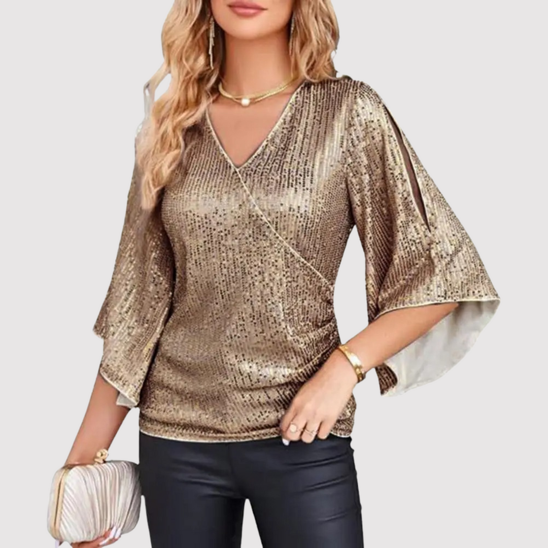 Heidi-Mode | Paillettentop für Frauen Susanne