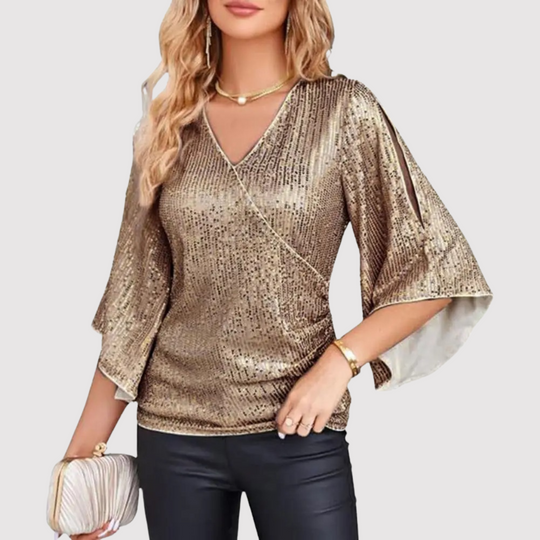 Heidi-Mode | Paillettentop für Frauen Susanne