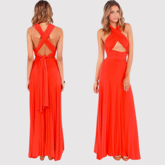 Heidi-Mode | Elegantes Kleid In Vielseitiger Wickeloptik