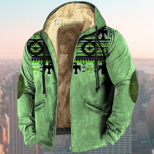 Heidi-Mode | Kapuzenjacke mit Tribal Print