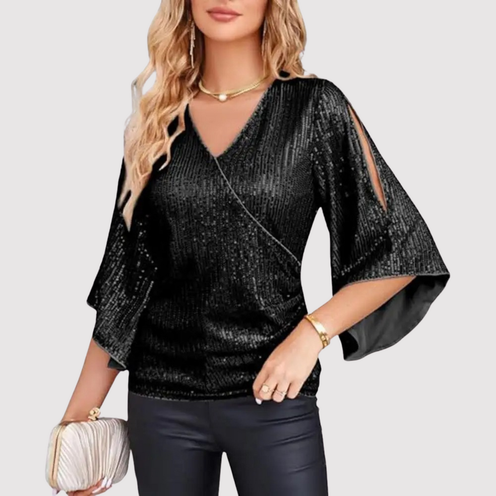 Heidi-Mode | Paillettentop für Frauen Susanne