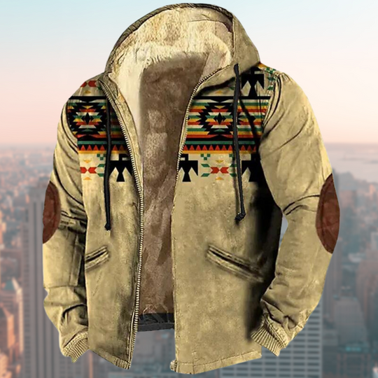Heidi-Mode | Kapuzenjacke mit Tribal Print
