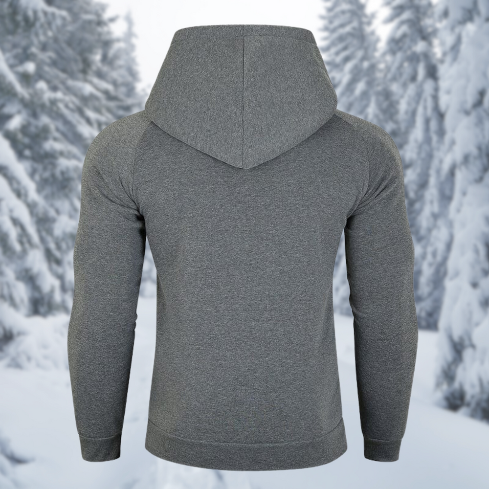 Heidi-Mode - Lässiger Winter Fleece Vollzip Hoodie für Männer