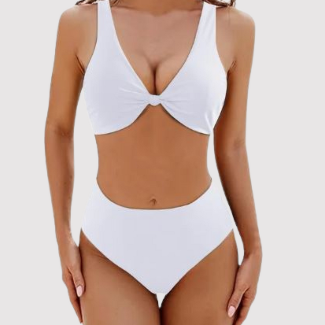 Heidi-Mode | Tiefe V-Neck Badeanzug für Frauen Livia